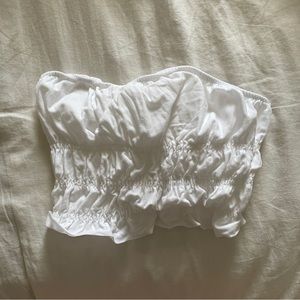 pacsun ruffle tube top